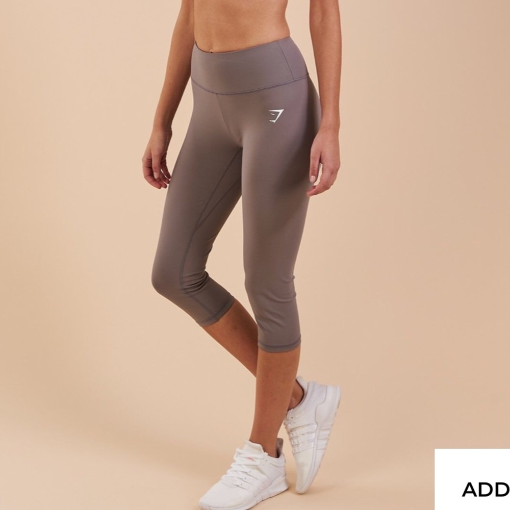 Gymshark dreamy cropped leggings - slate